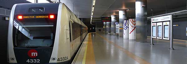 Estación de metro del aeropuerto de Valencia